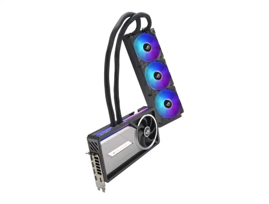 Tarjeta De Video Asus Rtx 5090 Rog Astral Lc 32gb Gdrr7 (90rog-astral-rtx-5090lc ) Geforce Nvidia 512 Bits, 4ventiladores, Led Argb