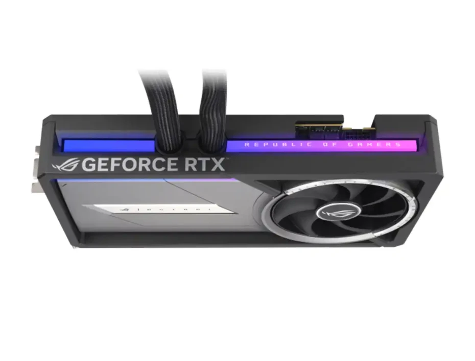 Tarjeta De Video Asus Rtx 5090 Rog Astral Lc 32gb Gdrr7 (90rog-astral-rtx-5090lc ) Geforce Nvidia 512 Bits, 4ventiladores, Led Argb