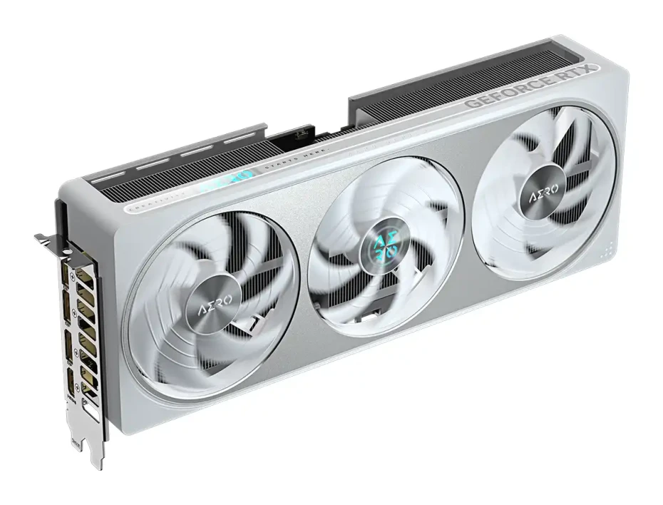 Tarjeta De Video Gigabyte Rtx 5070 12gb Gddr7 Aero Oc (gv-n5070aero Oc-12gd) Blanco, Geforce Nvidia 192 Bits, 3 Ventiladores