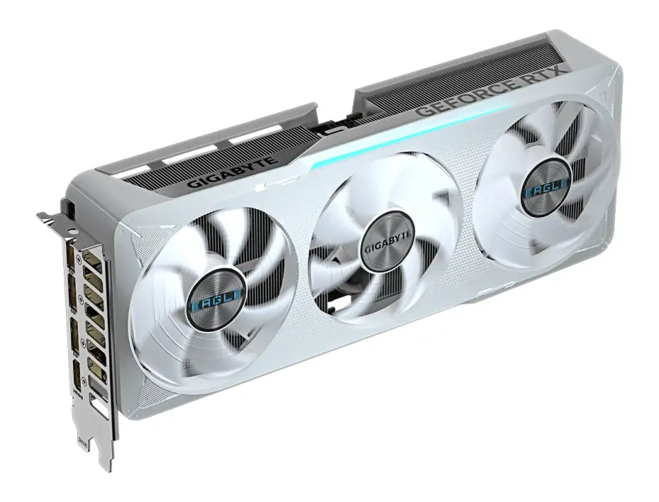 Tarjeta De Video Gigabyte Rtx 5070 12gb Gddr7 Eagle Oc Ice (gv-n5070eagleoc Ice-12gd) Blanco, Geforce Nvidia 192 Bits, 3 Ventiladores