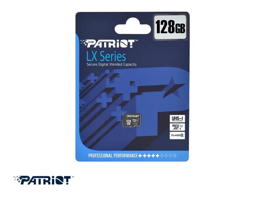 Memoria Micro Sd Patriot 128gb Lx Uhs-i (pef128gep31mcx) C/card Adaptador, Tarjeta Sd
