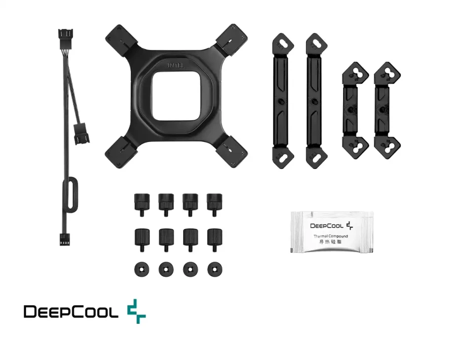 Cooler Para Procesador Deepcool Ag620 Digital Bk Argb (r-ag620-bkadmn-g-2) 2 Ventiladores, Aluminio