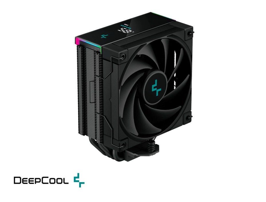 Cooler Para Procesador Deepcool Ak400 Digital (r-ak400-bkadmn-g) 1 Ventilador, 120mm, Led Argb, Negro