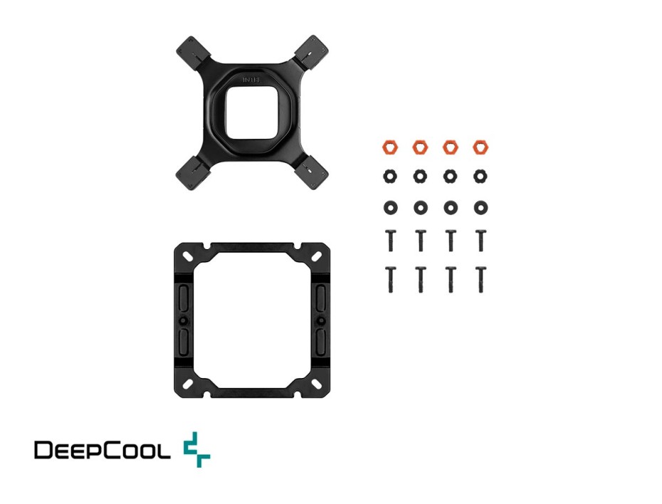 Cooler Para Procesador Deepcool Ak400 Zero Dark Plus (r-ak400-bknnmd-g-1) 2 Ventiladores, 120mm