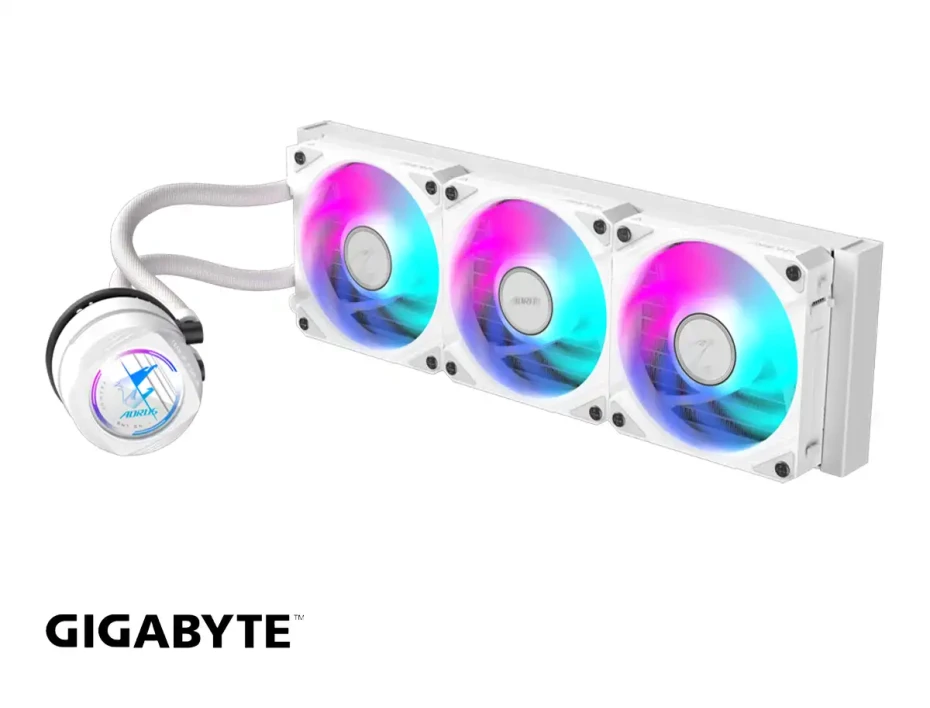 Sistema De Enfriamiento Liquido Gigabyte Aorus 360 Ii Waterforce Ice (gp-aorus Waterforceii360ice) Blanco, Led Rgb