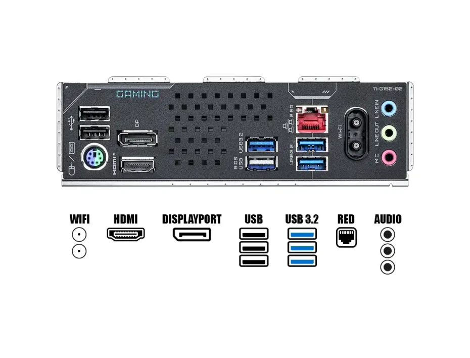 Placa Madre Gigabyte B860m Gaming Wifi 6 (90b860m Gaming Wifi6 ) Socket Lga 1851, Ram Ddr5 8666oc Mt/s, Core Ultra,