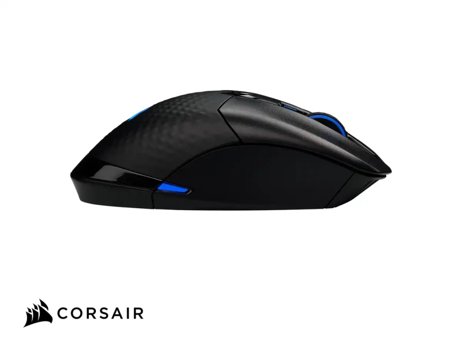 Mouse Inalambrico Corsair Dark Core Rgb Pro Gaming (ch-9315411-na) Hasta 18.000 Dpi, Receptor Usb, Bluetooth, 8 Botones
