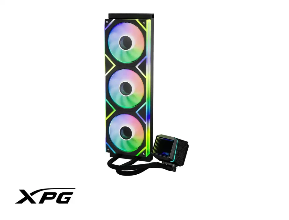 Sistema De Enfriamiento Liquido Xpg Levante 360 Ii Full Rgb ( Levanteii360-bkcww ) Bomba Espejo Infinito- Fan Argb | Am5 - 1700 -