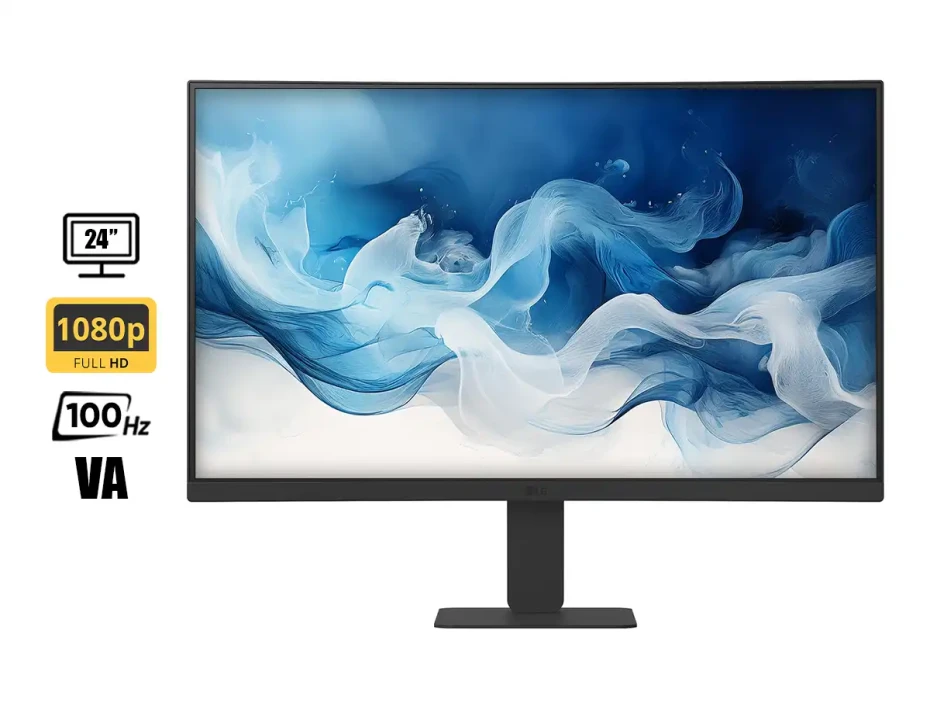 Monitor Lg 24 Pulgadas 24u421a (24u421a-b) Frecuencia 100hz, 5ms, Fhd, Curvo, 1 Hdmi