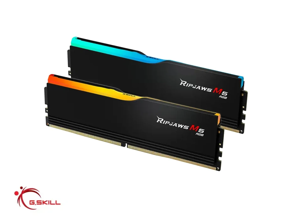 Memoria Ram G.skill Ddr5 32gb (16gbx2) Ripjaws M5 (f5-6000j3636f16gx2-rm5rk) 6000 Mhz Negro, Rgb