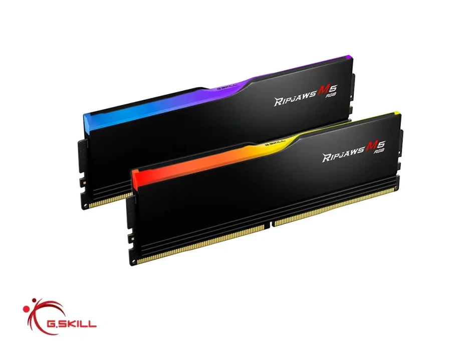 Memoria Ram G.skill Ddr5 32gb (16gbx2) Ripjaws M5 (f5-6000j3636f16gx2-rm5rk) 6000 Mhz Negro, Rgb
