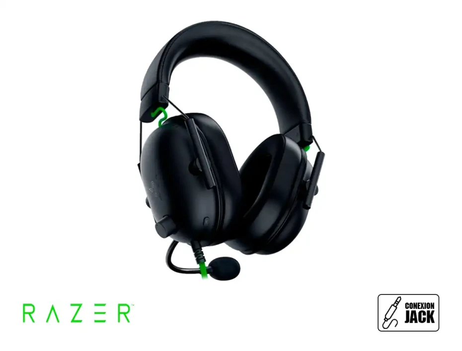 Auricular Razer Blackshark V2 X Gaming (rz04-03240100-r3u1) Con Microfono, Interfaz  Jack 3.5 Mm, Negro