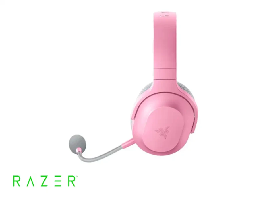 Auricular Inalambrico Razer Barracuda X 2022 Gaming (rz04-04430300-r3u1) Con Microfono, Interfaz Bt, Rosado C/ Blanco