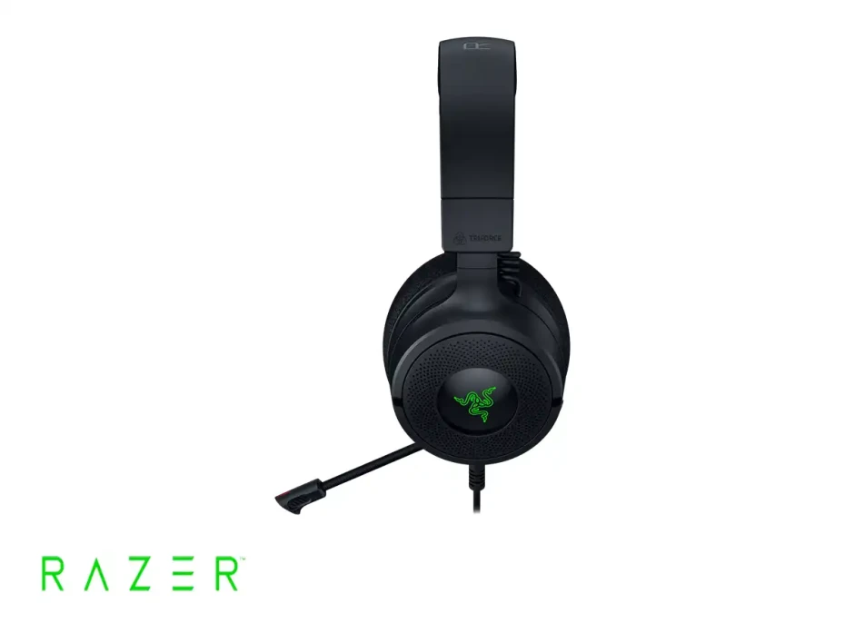 Auricular Razer Kraken V4 X Nasa (rz04-05180100-r3u1) Con Microfono, Interfaz Usb, Negro