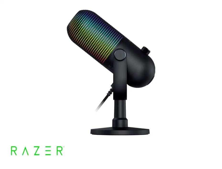 Microfono Razer Seiren V3 Croma (rz19-05060100-r3u1) Interfaz Usb, Negro