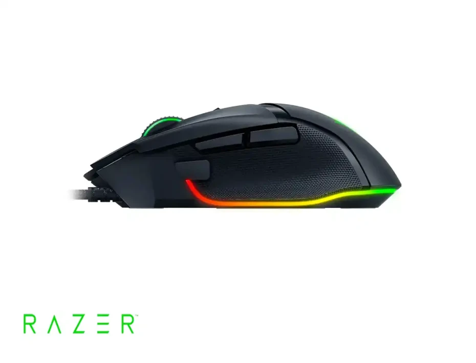 Mouse Razer Basilisk V3 Gaming (rz01-04000100-r3u1) Hasta 26.000 Dpi, 11 Botones Programables, Rgb, Negro