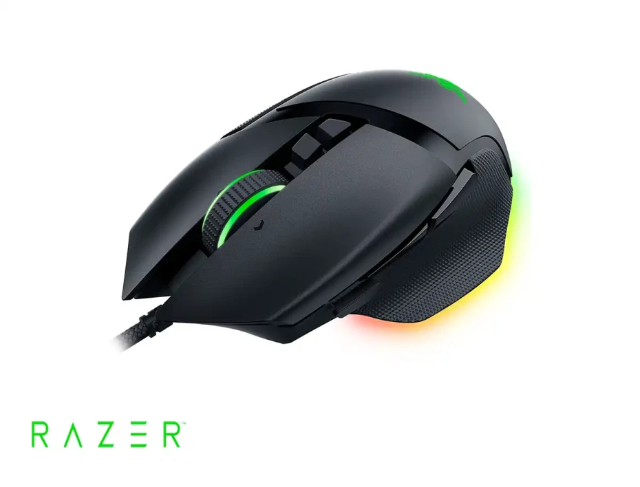 Mouse Razer Basilisk V3 Gaming (rz01-04000100-r3m1) Hasta 26.000 Dpi, 11 Botones Programables, Rgb, Negro