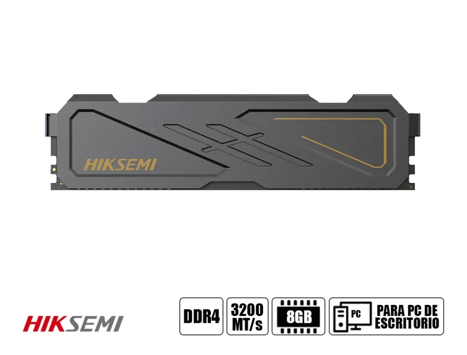 Memoria Ram Hiksemi Ddr4 8gb Armor (hsc408u32d2_8g) 3200 Mhz, Negro