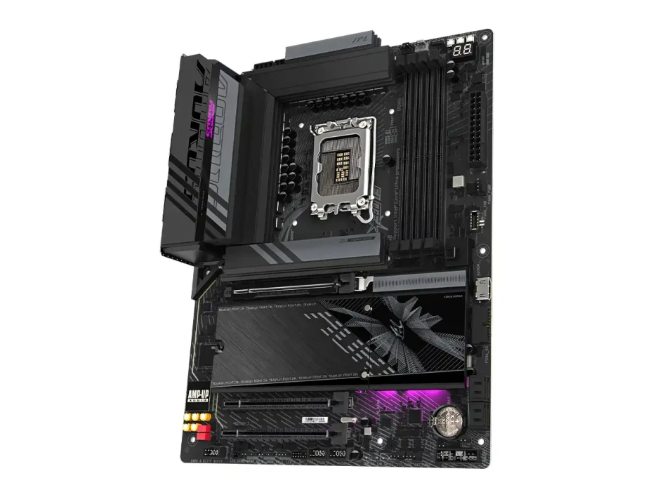 Placa Madre Gigabyte Z890 Aorus Elite Wifi 7 Gaming (z890 Aorus Elite Wifi 7) Socket Lga 1851, Ram Ddr5, Core Ultra Gen., Rgb
