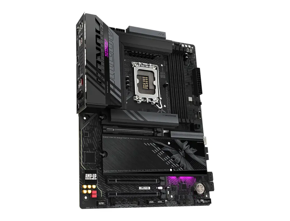 Placa Madre Gigabyte Z890 Aorus Elite Wifi 7 Gaming (z890 Aorus Elite Wifi 7) Socket Lga 1851, Ram Ddr5, Core Ultra Gen., Rgb