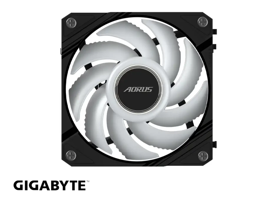 Cooler Para Case Gigabyte Rf120 Aorus Ez Chain (gp-ecfan1201) 120mm, Icue, Argb, Negro