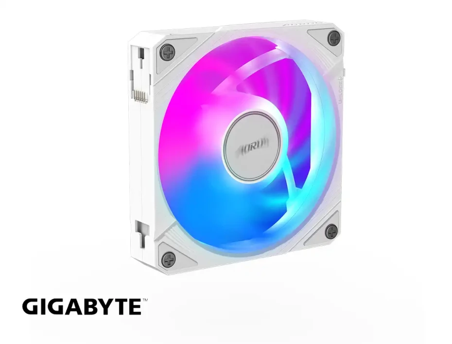 Cooler Para Case Gigabyte Rf120 Aorus Ez Chain Ice (gp-ecfan1201-ice) 120mm, Icue, Argb, Ice