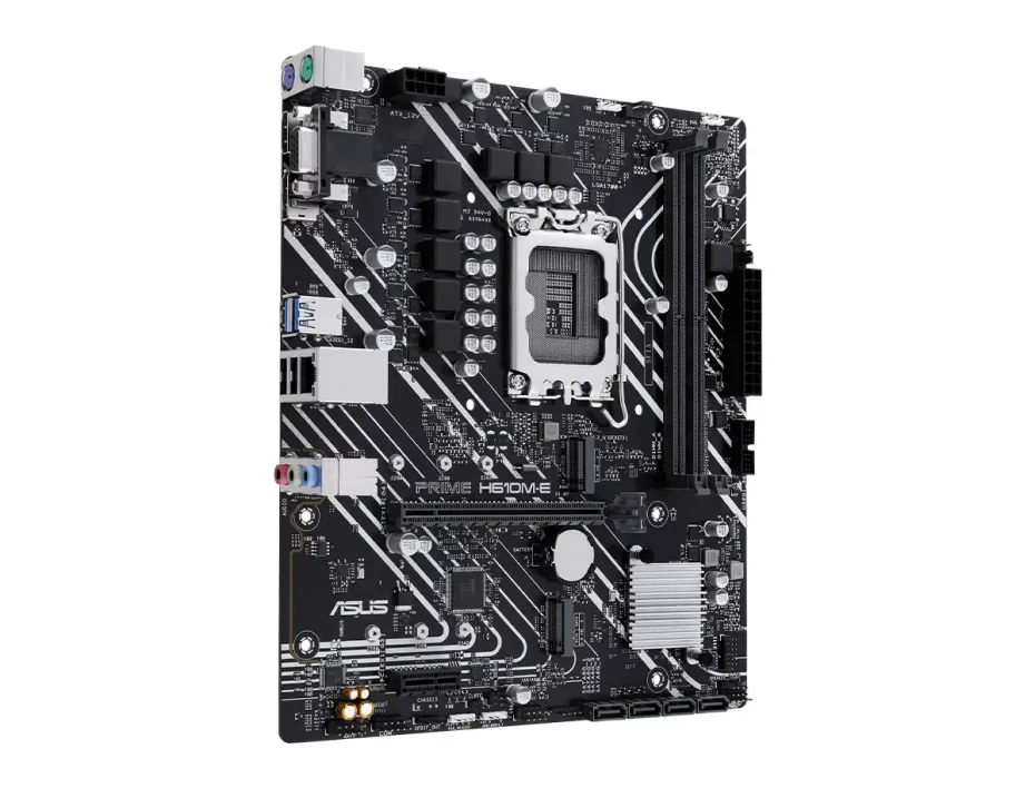 Placa Madre Asus H610m-e (mbash610m-ed5) Socket Lga 1700 | Ram Ddr5 Buss 4800 Mhz | 13va, 12va Gen
