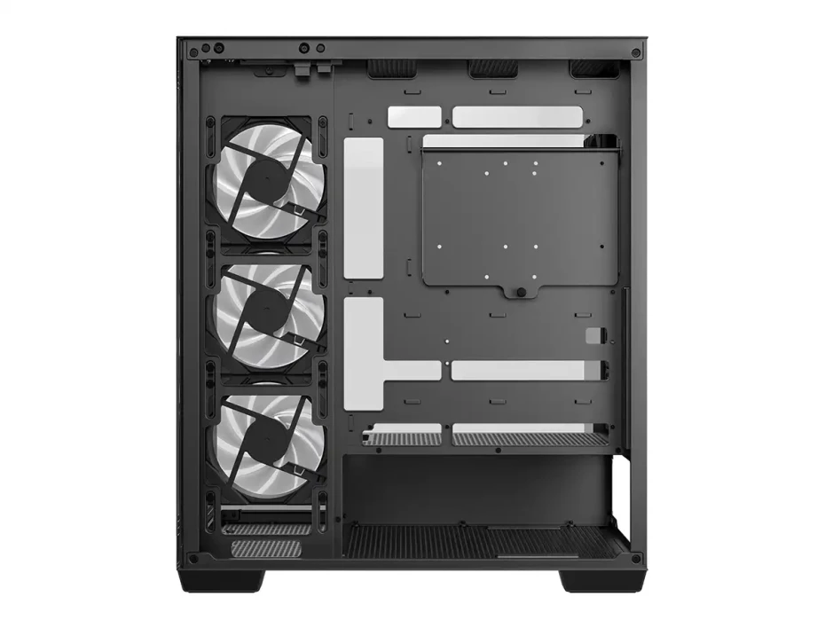 Case Deepcool Gaming Cg580 4f S/fuente  (r-cg580-bkada4-g-1) Paneles De Vidrio Templado, Negro