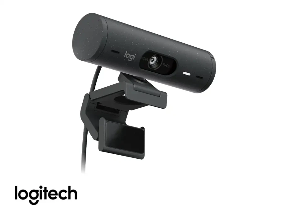 Camara Web Logitech Brio 500 (960-001412) Fhd 1920 X 1080, MicrÓfono Incorporado, Conexion Usb C, 4 Megapixeles, Lente De Cristal, Negro