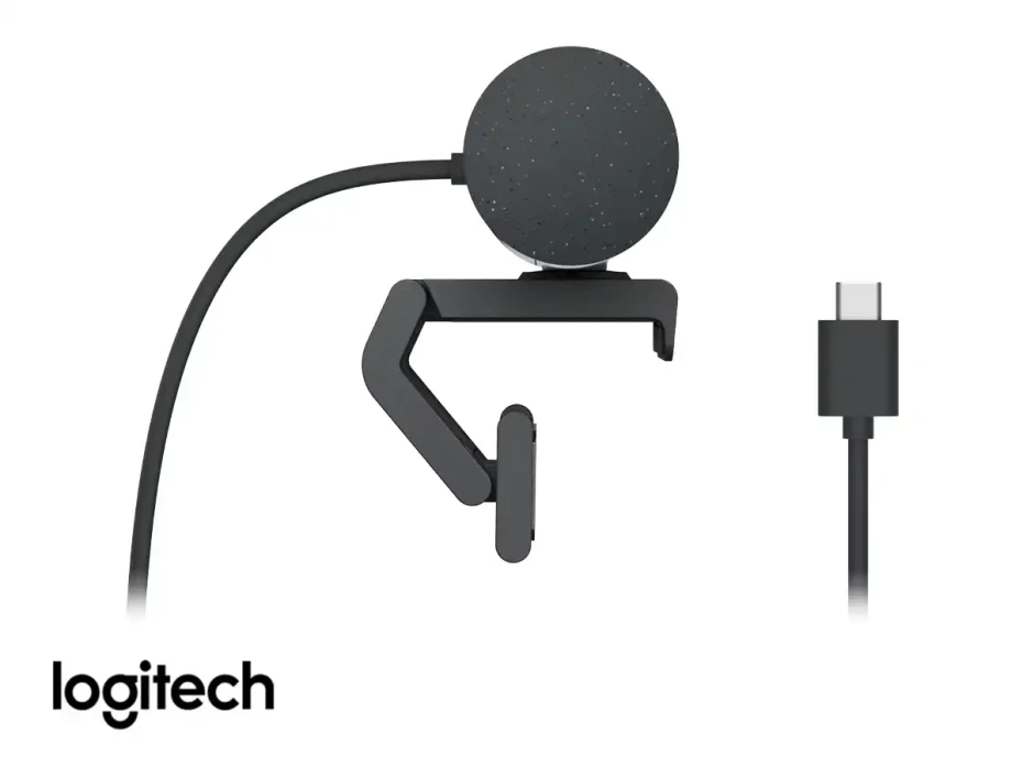 Camara Web Logitech Brio 500 (960-001412) Fhd 1920 X 1080, MicrÓfono Incorporado, Conexion Usb C, 4 Megapixeles, Lente De Cristal, Negro