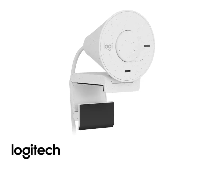 Camara Web Logitech Brio 300 (960-001440) Fhd 1920 X 1080, MicrÓfono Incorporado, Conexion Usb C, 4 Megapixeles, Lente De Cristal, Blanco