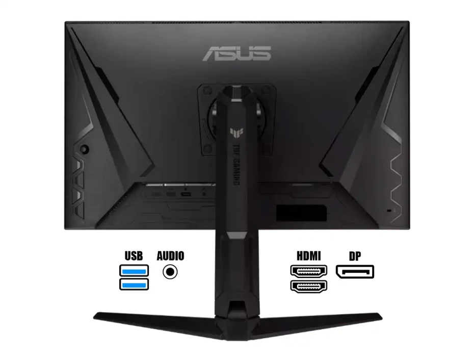 Monitor Asus 27 Pulgadas Tuf Vg27aql3a Pivot (vg27aql3a) Gaming 180hz, 2k/qhd (2560 X 1440), 1ms, G-sync, 130%srgb Hdr400, 1 Hdmi, 1dp, Usb C