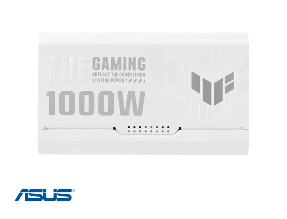 Fuente De Poder Asus 1000w Tuf Gaming 1000g (90-tuf-gaming-1000g-white) Atx, 80 Plus Gold, Modular, Blanco