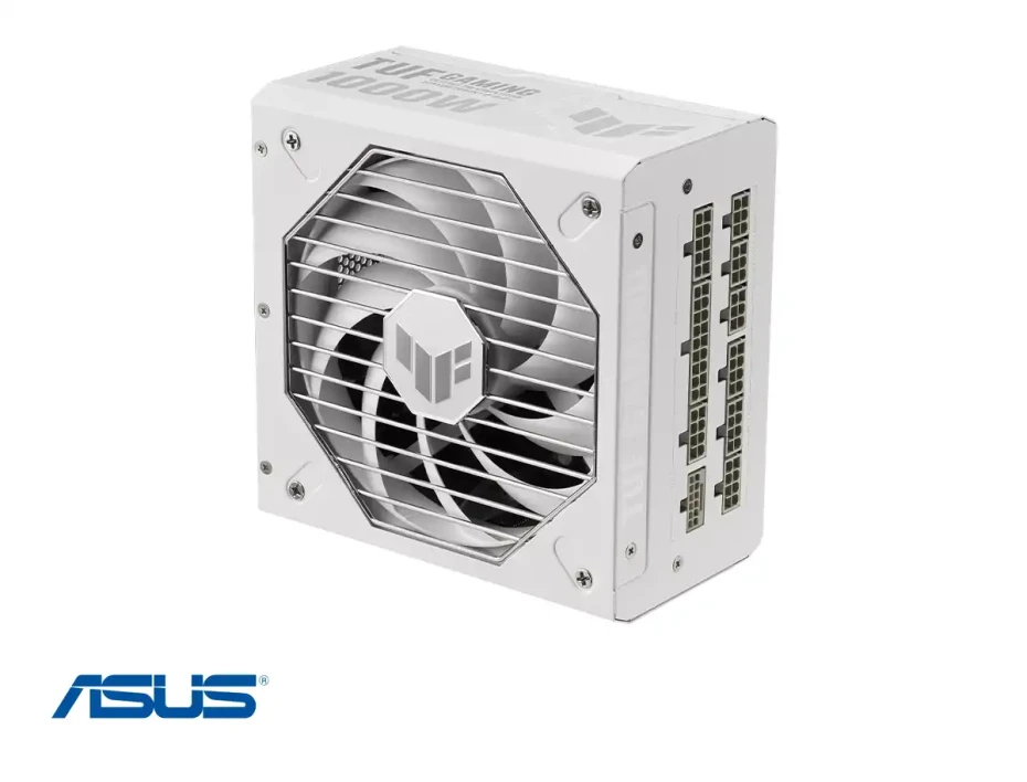 Fuente De Poder Asus 1000w Tuf Gaming 1000g (90-tuf-gaming-1000g-white) Atx, 80 Plus Gold, Modular, Blanco
