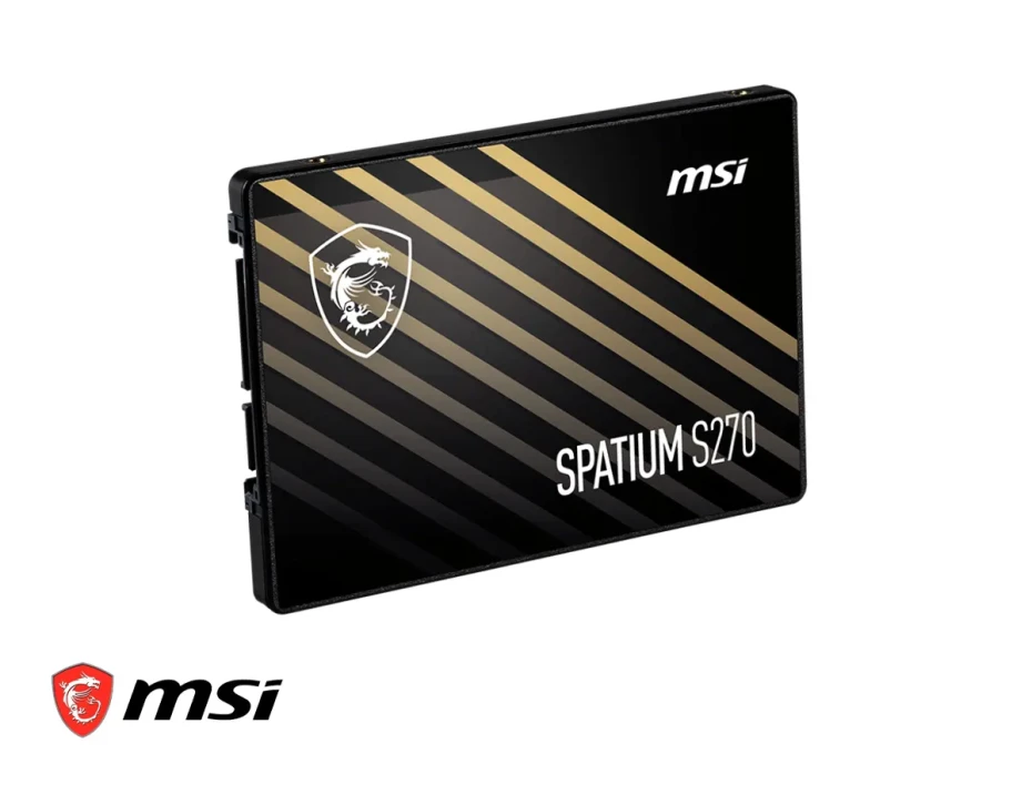 Unidad De Almacenamiento Ssd Sata 2.5 Msi 960gb Spatium S270 (spatium S270960) 500mb/s