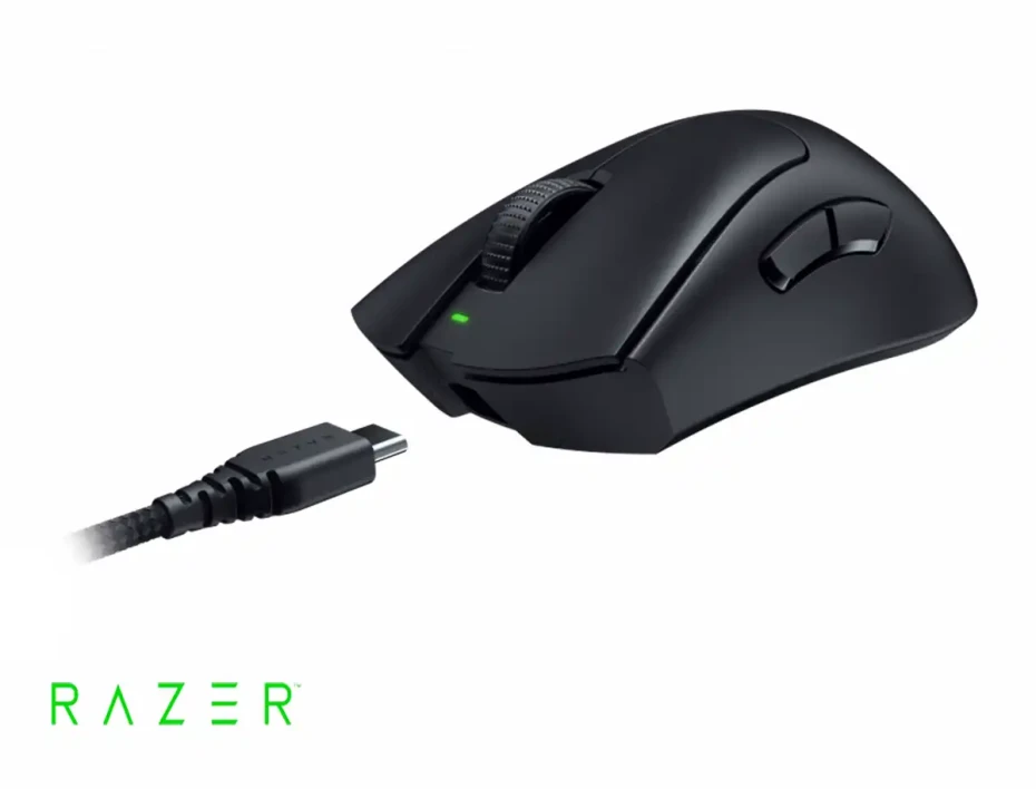 Mouse Inalambrico Razer Deathadder V3 Pro Gaming (rz01-04630300-r3wl) Hasta 30,000 Dpi, 5 Botones Programables, Negro