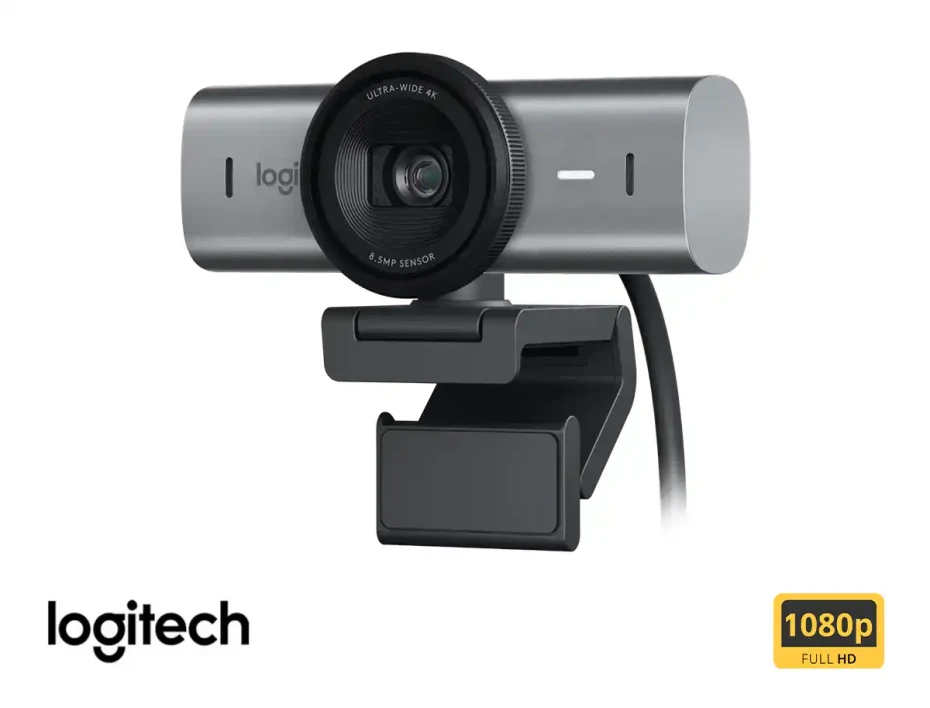 Camara Web Logitech Mx Brio Pro 700 (960-001548) 4k 3840 X 2160, MicrÓfono Incorporado, Conexion Usb C, Negro