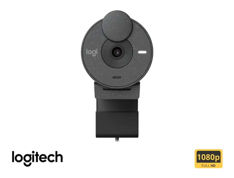 Camara Web Logitech Brio 305 (960-001519) Fhd 1920 X 1080, MicrÓfono Incorporado, Conexion Usb C, 4 Megapixeles, Lente De Cristal, Negro