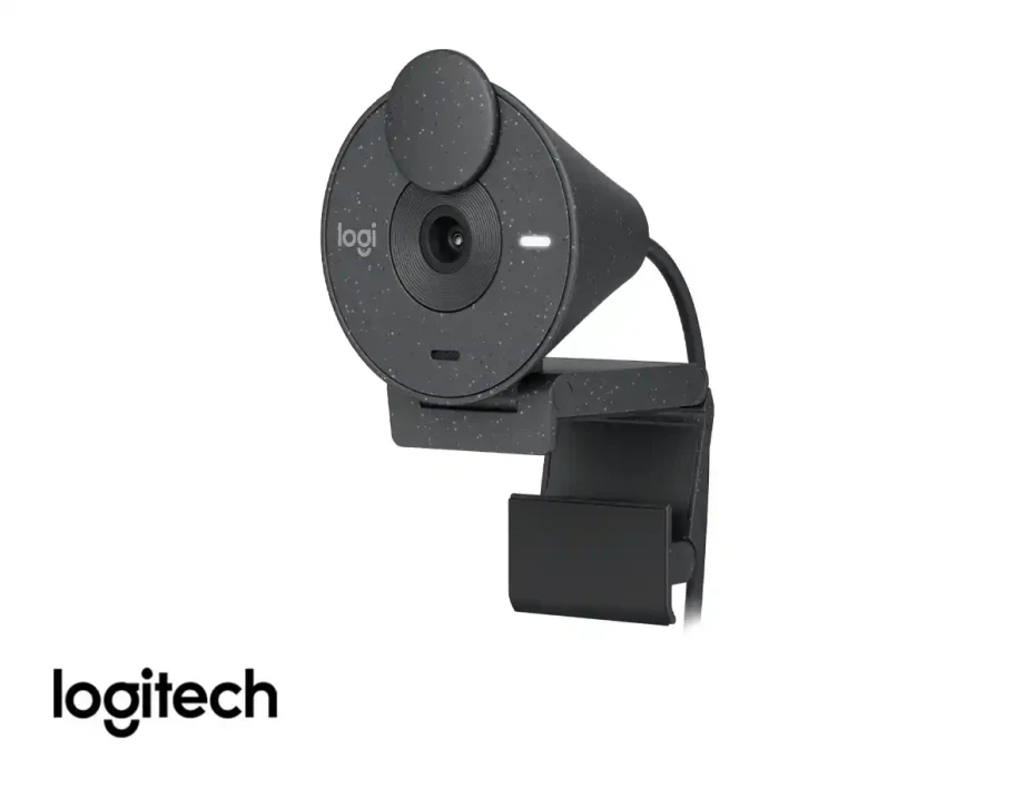 Camara Web Logitech Brio 305 (960-001519) Fhd 1920 X 1080, MicrÓfono Incorporado, Conexion Usb C, 4 Megapixeles, Lente De Cristal, Negro