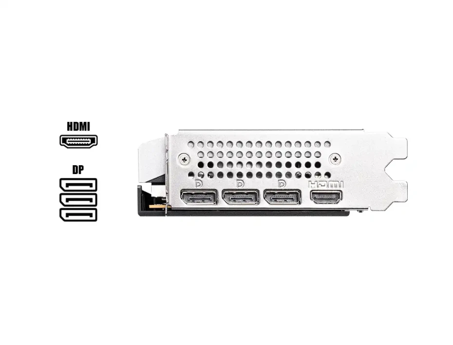 Tarjeta De Video Msi Rtx 5060 8gb Ventus 3x Oc Gddr7 (rtx 5060 8g Ventus 3x Oc) Geforce Nvidia, 128 Bits, 3 Ventiladores