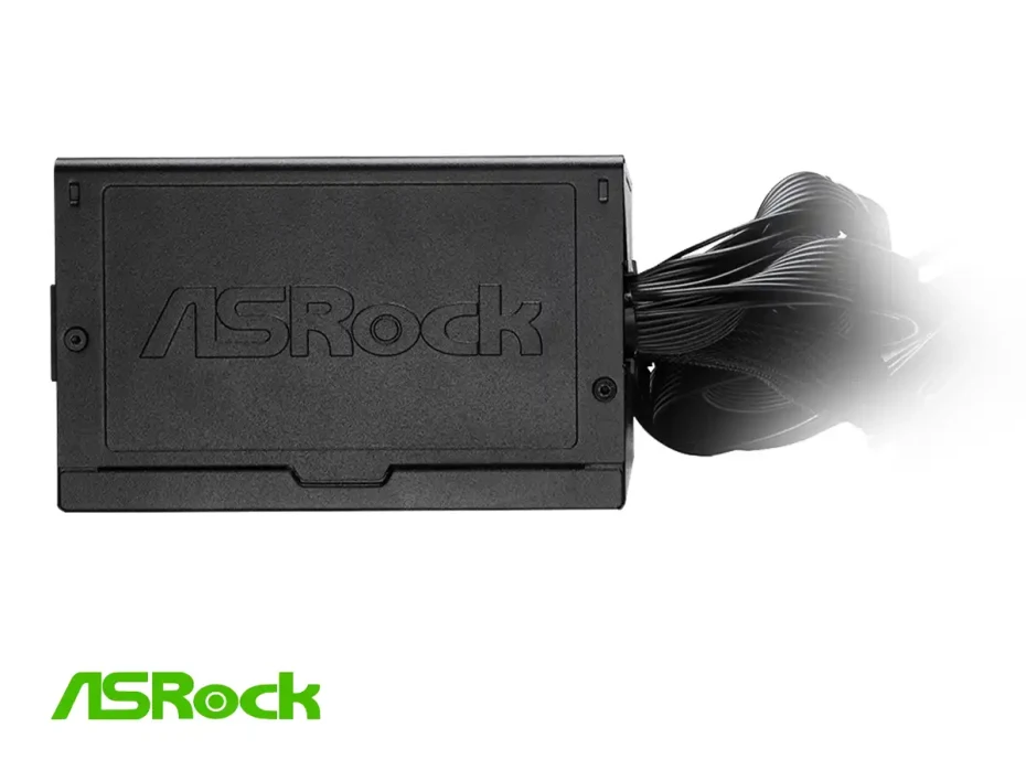 Fuente De Poder Asrock Challenger 850w (cl-850g) No Modular, Atx 80 Plus Gold, Negro