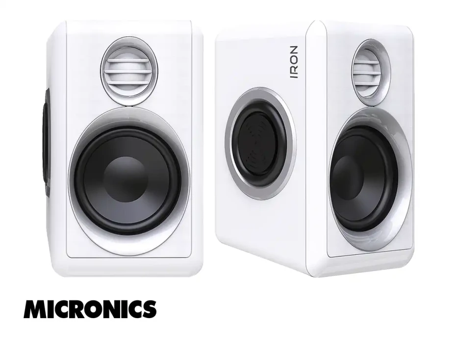 Parlante Micronics Iron White Mic S314b 10 Watts (s314w) Interfaz Jack 3.5 Mm Y Usb EnegÍa