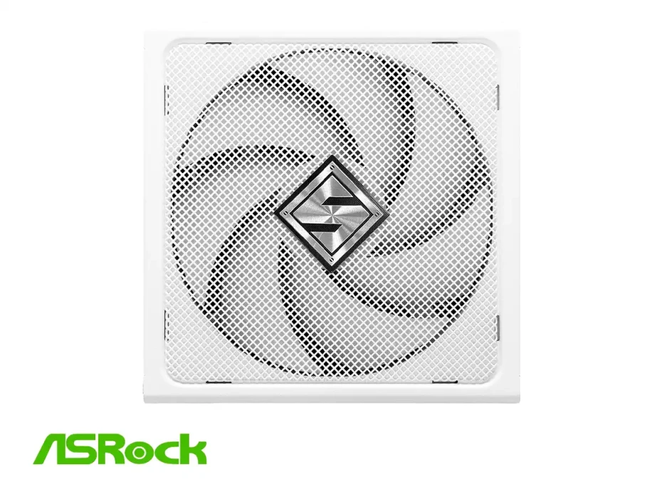 Fuente De Poder Asrock Steel Legend 1000w (sl-1000gw) Modular, Atx 80 Plus Gold, Blanco