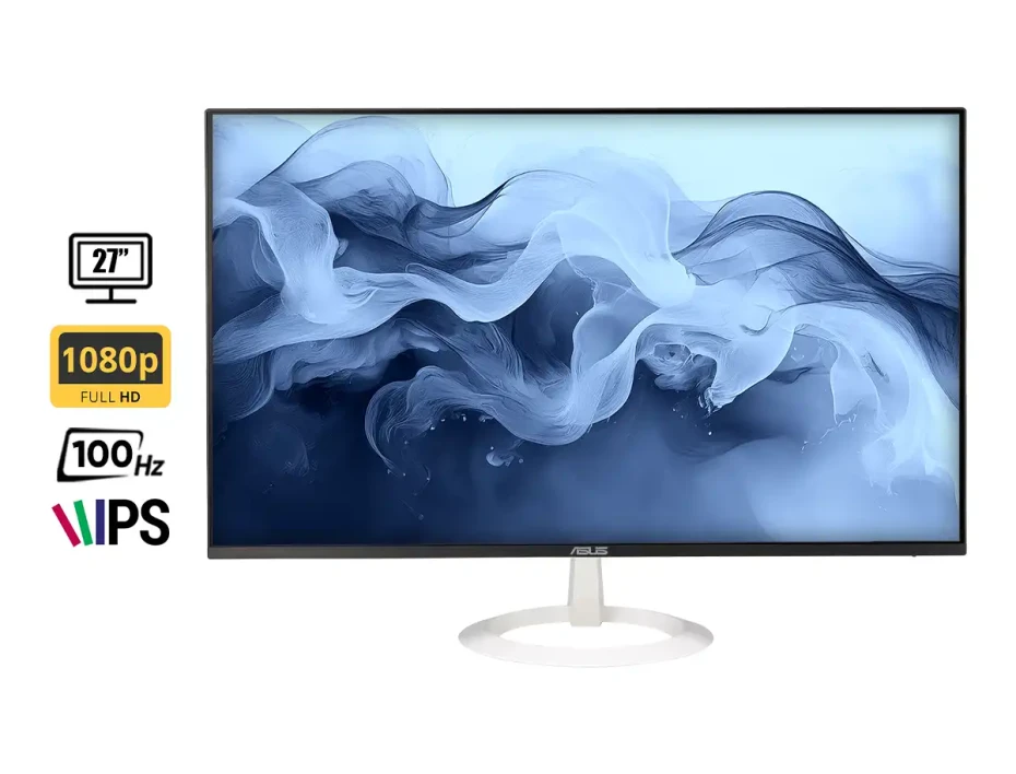 Monitor Asus 27 Pulgadas Vz27ehf-w (vz27ehf-w) Blanco Frecuencia 100hz, Fhd, 1ms, 1 Hdmi,