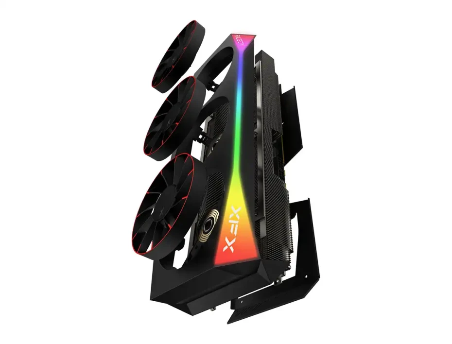 Tarjeta De Video Xfx Rx 9070xt 16gb Mercury Rgb (rx-97tmargb9) Radeon Gddr6 256 Bits, 3 Ventiladores