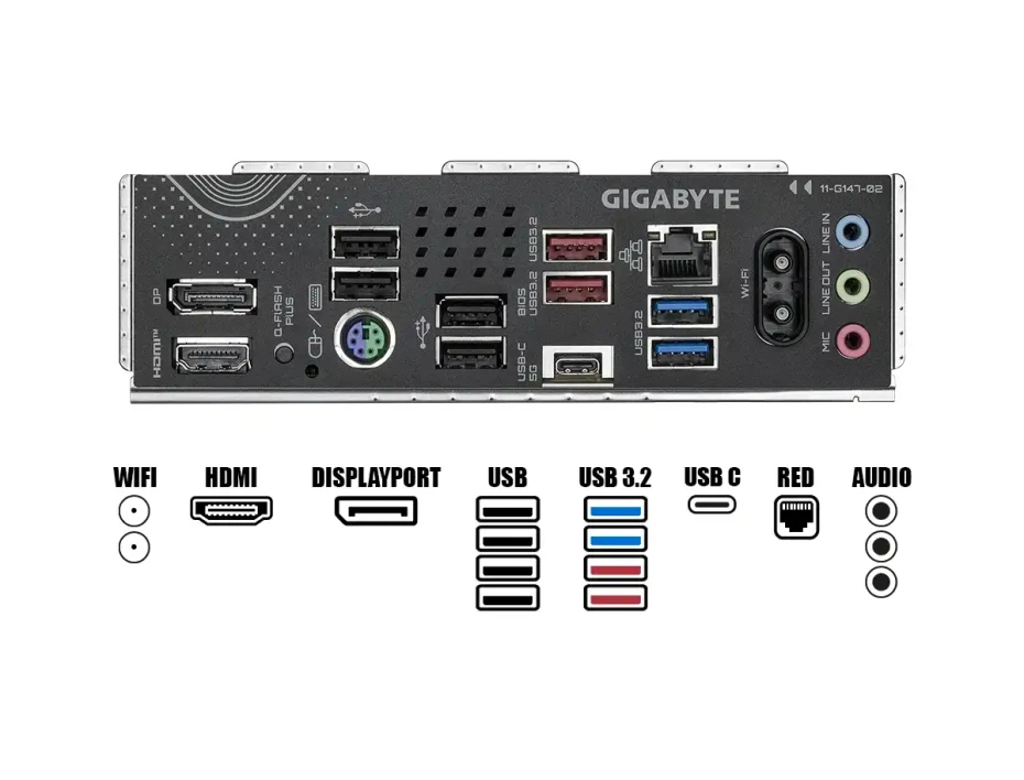 Placa Madre Gigabyte Gaming Eagle-wifi 6 Pcie 5.0 (b850-eagle-wf6e) Socket Am5, Ddr5, Wifi