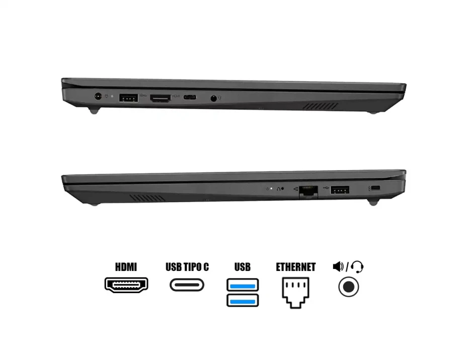 Laptop Lenovo Core I3 1315u V15 G4 (83a100emlm) 15.6" Fhd, Ram 8gb, Ssd 512gb, S/s, Black, 13gen.