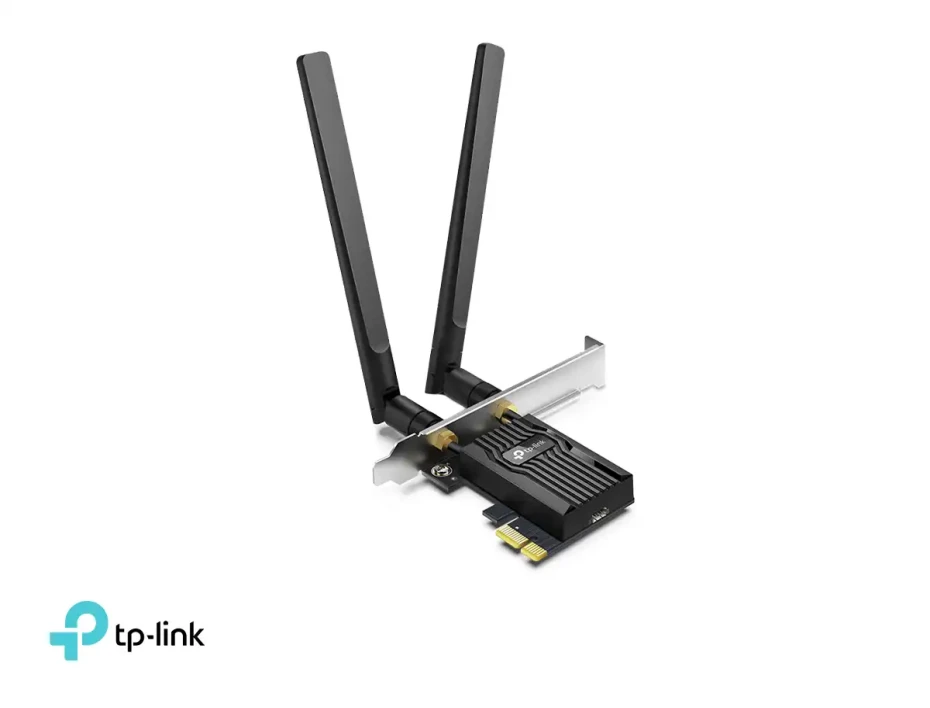 Adaptador Pci Expres Tp-link, Tarjeta Red Tl Archer Tx55e, Pcie Ax3000 Wifi 6 Y Bluetooth (tl-tx55e-ax3000)