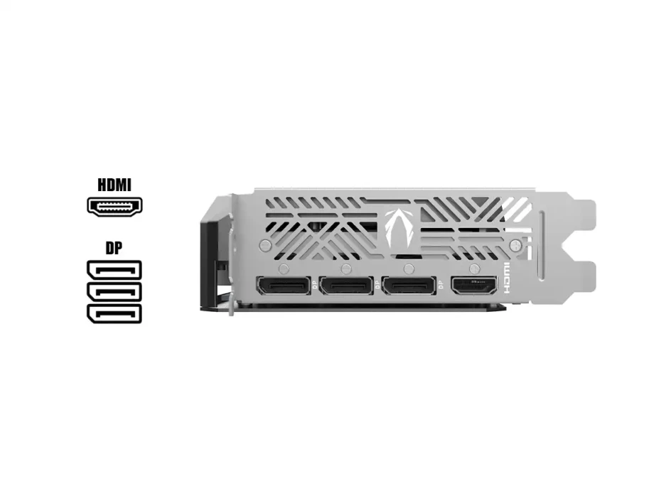 Tarjeta De Video Zotac Rtx 5060 Ti 8gb Twin Edge Oc Gddr7 (zt-b50610h-10m) Geforce Nvidia 128 Bits, 2 Ventiladores