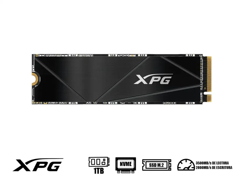 Unidad De Almacenamiento Ssd M.2 Pcie Xpg 1tb Nvme Gammix S50, 2280, (sgammixs50c-1000g-cs) Hasta 3500mb/s